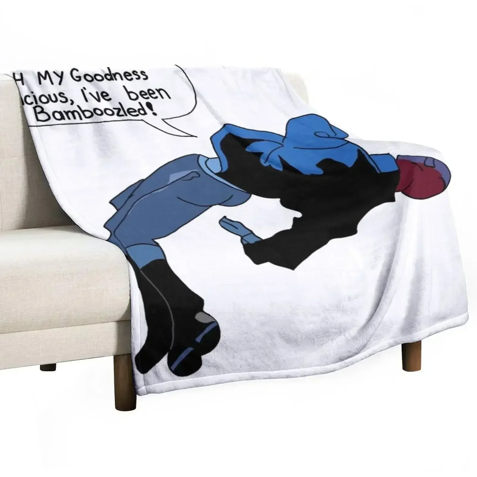 

Oh My Goodness Gracious, I've Been Bamboozled! Throw Blanket Men's Soft Warm Throw Blanket for Couch