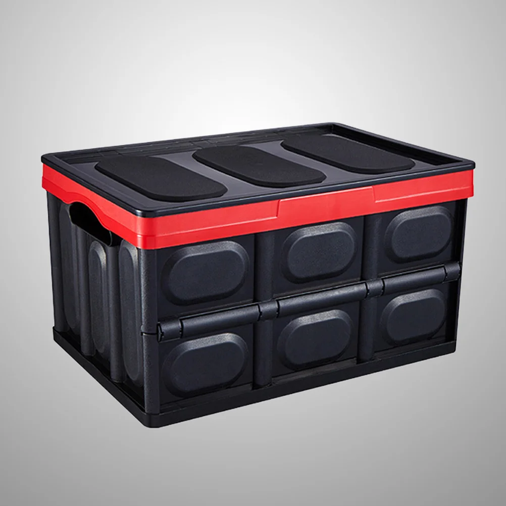 

Car Trunk Storage Box 30L Foldable Pp Material Organizer For Suv Truck Rear Seat Multi Compartment Waterproof Plastic