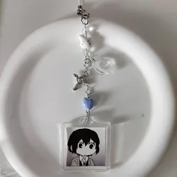 BSD Mobile Phone Charm Dazai Osamu Bungou Stray Dogs Soukoku Inspiration Keychain