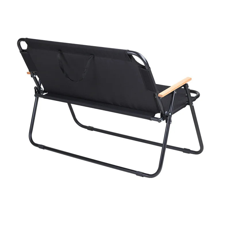 Factory wholesale leisure backrest picnic lounger camping folding chair convenient beach chair outdoor double chair