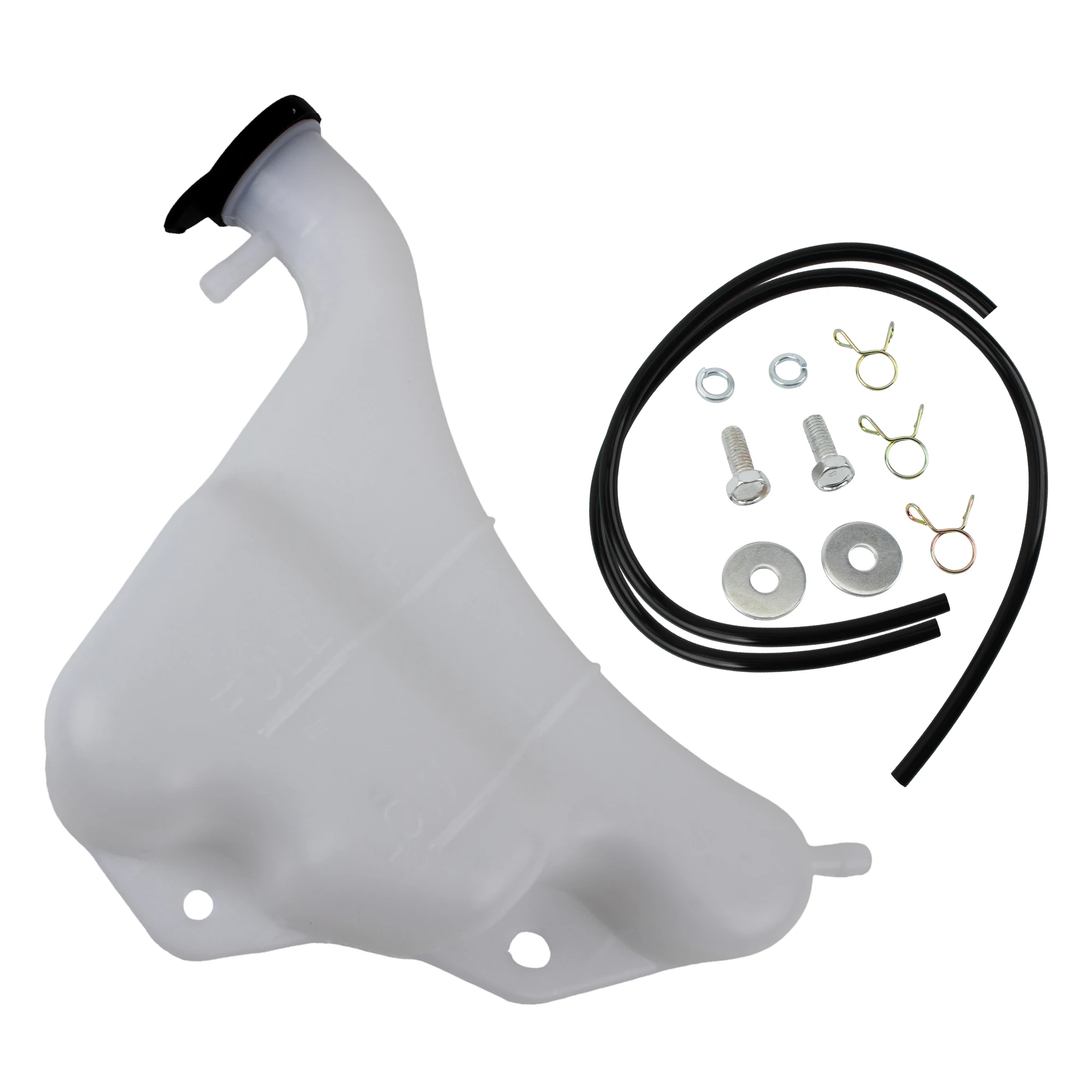Tangki Air Radiator ATV, Botol Pendingin, Tangki Reservoir Overflow Dengan Selang Karet, Aksesoris Untuk Yamaha Raptor700 Raptor 700