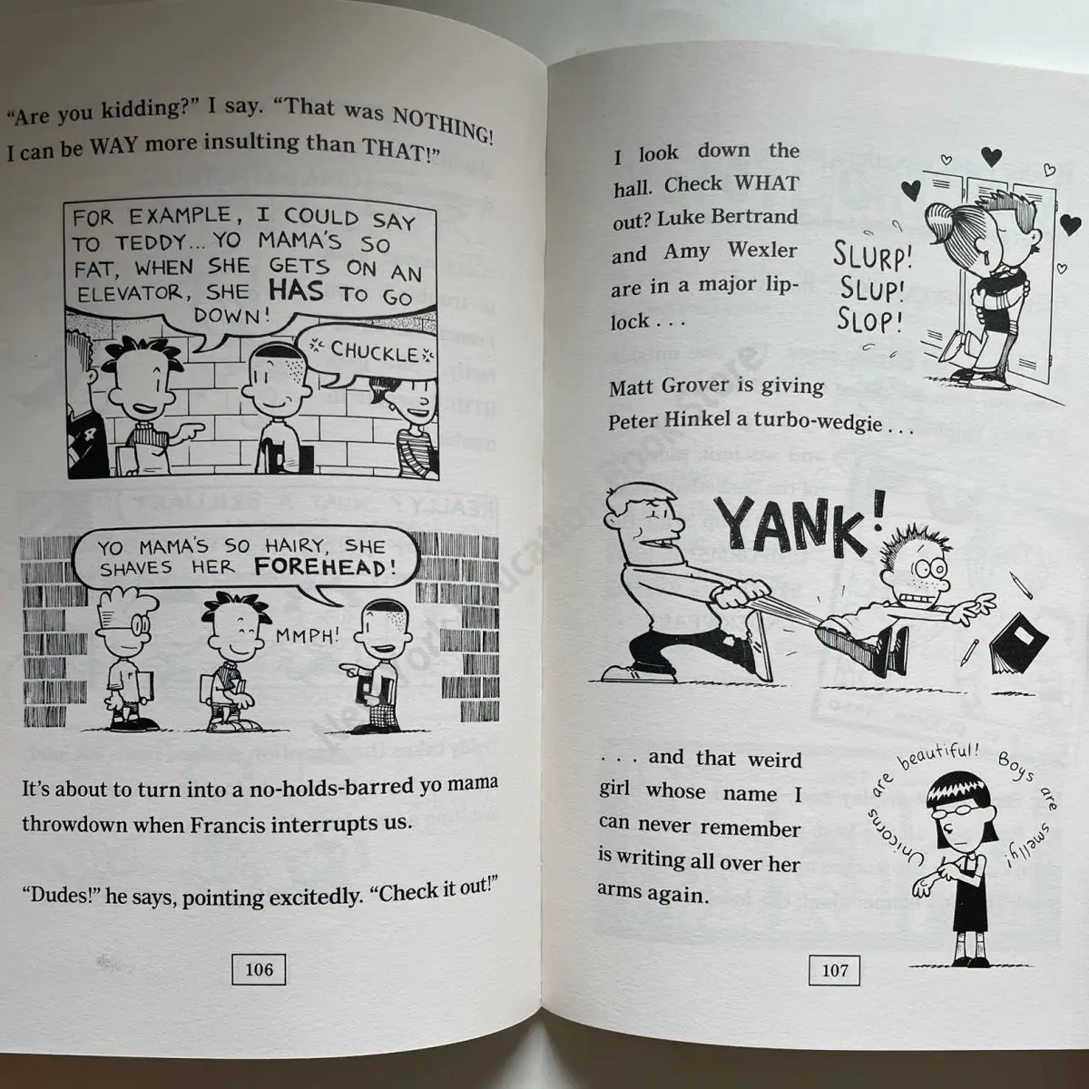 8 Boeken/Set Grote Nate Avonturen Van Grote Nate Kinderen Humoristische Strips Campus Lezen Engelse Boeken Voor Kinderen