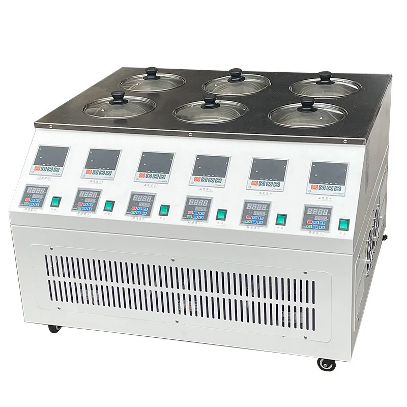Digital display six-hole mixing pot, laboratory refrigeration mixing tank