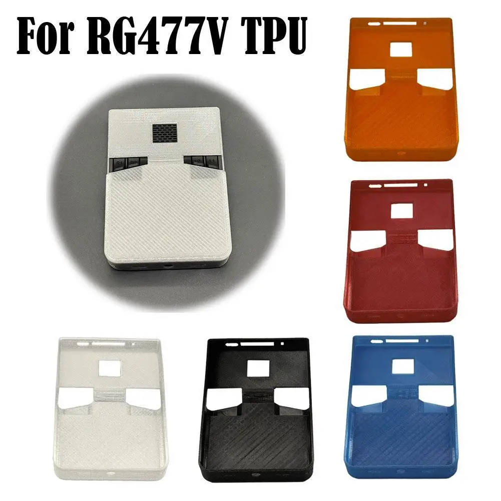 

Защитный чехол из ТПУ для игровых консолей RG477V, защитный чехол с 3D-печатью, гибкий защитный корпус, аксессуары