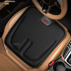 For Audi Sline Q5 Q7 Q3 A3 A4 A6 A5 A1 S1 S3 S4 A7 TT Car Rear Front Seat Cover Anti-slip Pad Protect Seat Mat Ice Silk Cushion