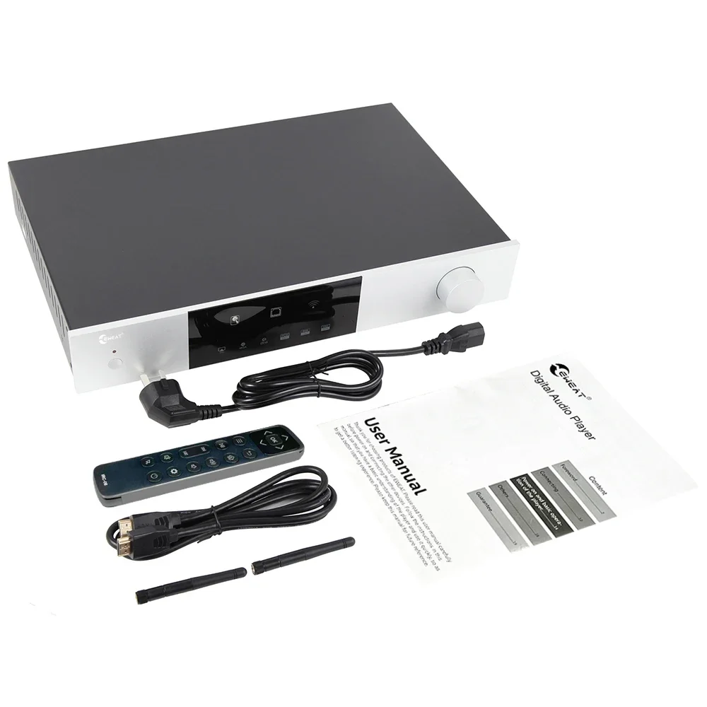 EWEAT DMP20 Hi-end Home Audio 5.1 decoder Smart App Control HDD Hi-Fi DSD512 Music Player