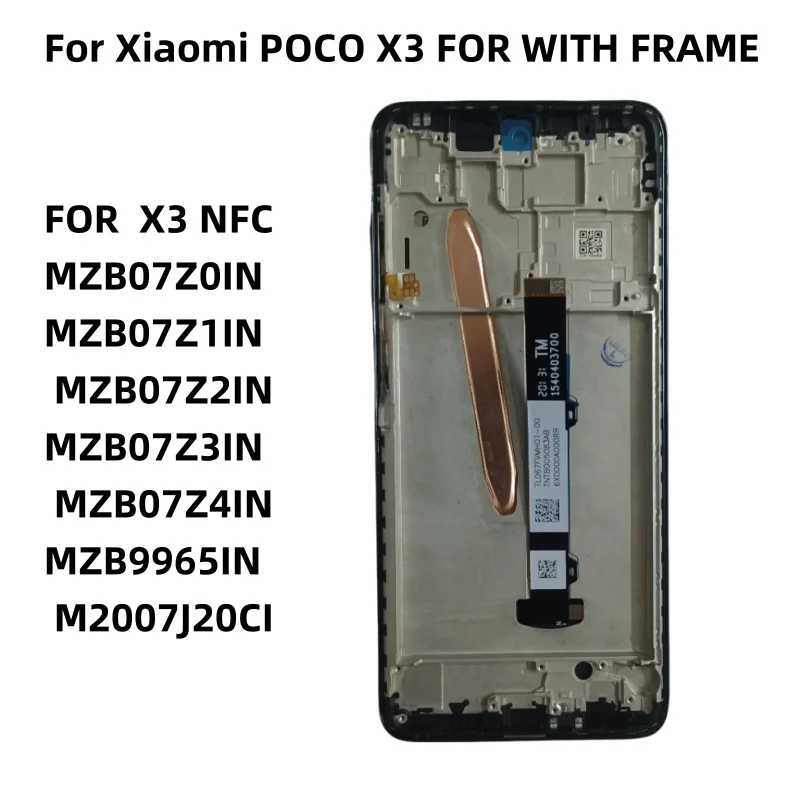 NEW LCD For Xiaomi POCO X3 FOR POCO X3 PRO FOR X3 NFC Touch Screen