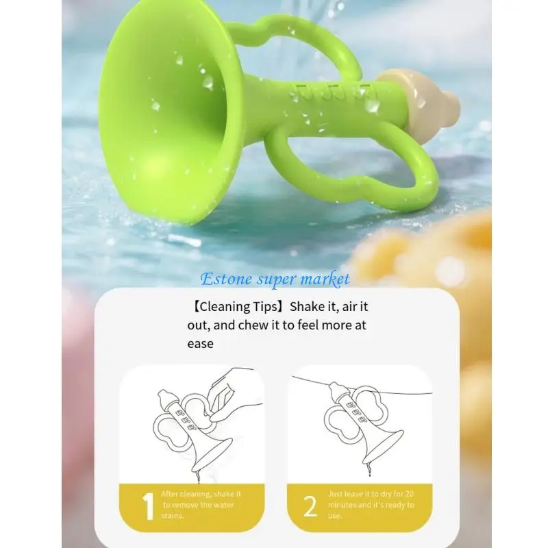 090B Trumpet Silicone Infant Teething Early Learning Sound Toy Gift