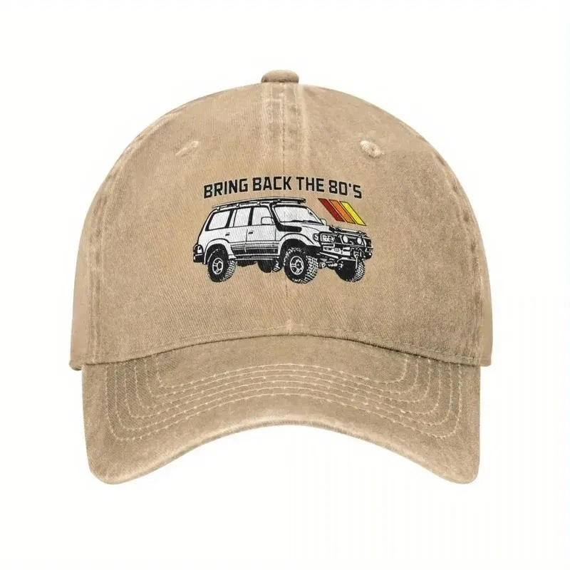 Retro-80s-Land-Cruiser-Baseball-Cap-Unisex-Washed-Cotton-Outdoor-Sun-Hat