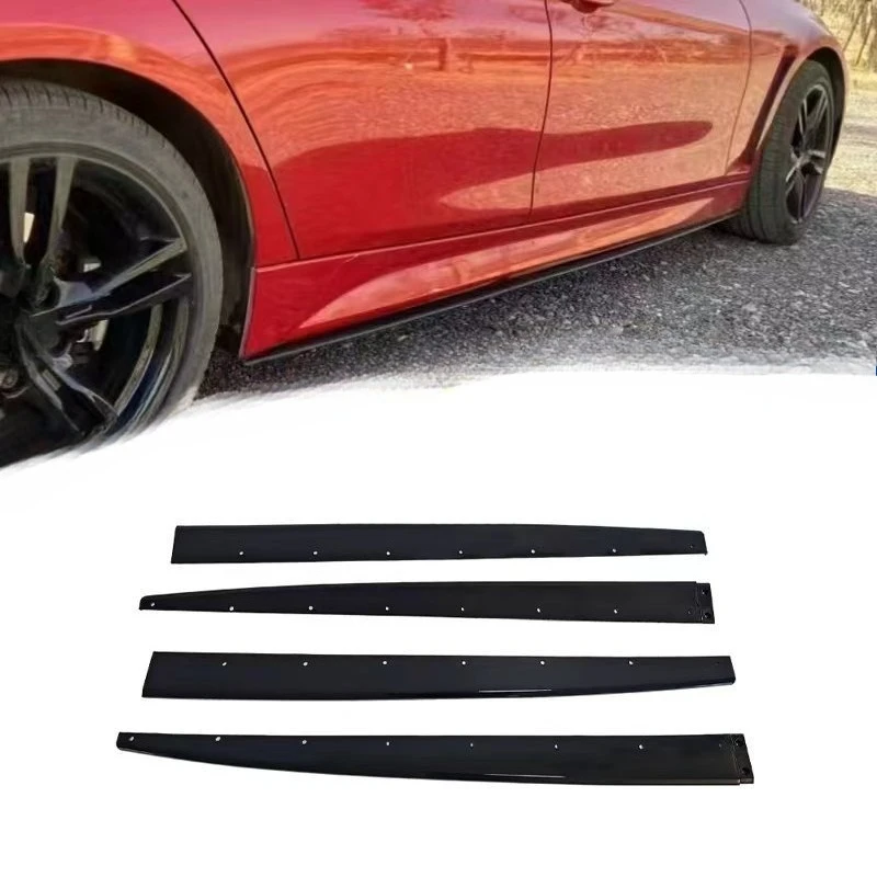 

For BMW 3 Series F30 2013-2018 M Performance Style 4 PCS Side Skirts ABS Material Complete Set Direct Fit Exterior Styling