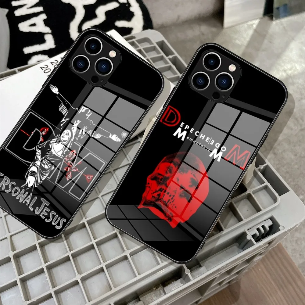 Alternative Dance Depeches Modes Phone Case Tempered Glass For IPhone 14 15 11 12 Pro 8 7 14 Plus 13 Pro MAX XR iphone 15 Covers