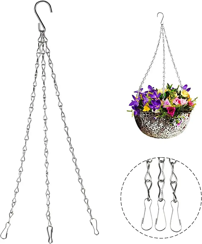 ห่วงโซ่สำหรับแขวนโครงสร้างเหล็กอุปกรณ์สวนที่สะดวกต่อการติดตั้ง