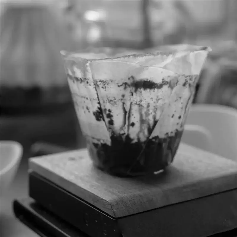 Origami Cone Design Coffee Filter Cup Reusable Hand Brewed Coffee Dripper Strainer With 155Mm Filter Paper Transparent