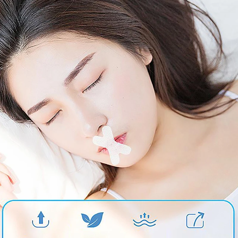 30PCS Mouth Correction Stickers Anti-Snoring Stickers For Children Night Sleep Lip Nose Breathing Improving Patch