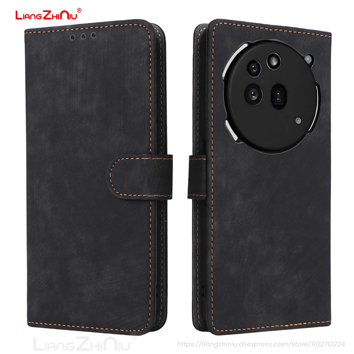 

Для телефона Nothing 3A Pro CMF Phone 1/2 Pro кожаный чехол с откидной крышкой и прорезями для защиты от кражи, многофункциональный кожаный чехол-кошелек