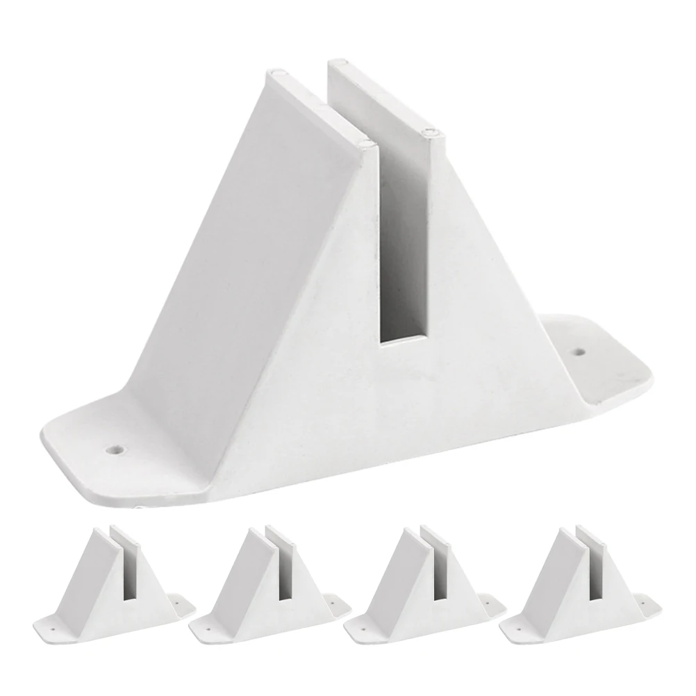 

5 Pcs Fence Base Post Footing Fixing Christmas Tree Support Insert into The Ground Stand Bracket