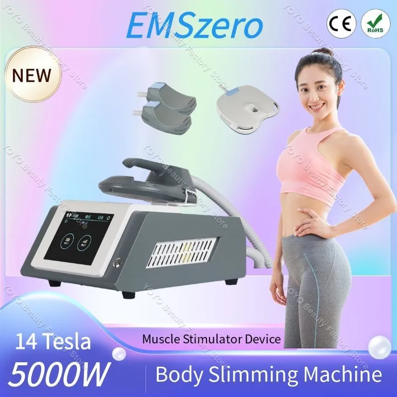 

14 Tesla EMSzero Neo Body Sculpting Machine 5000W RF Handle and EMS Pelvic Stimulation Pad optional Muscle Hiemt