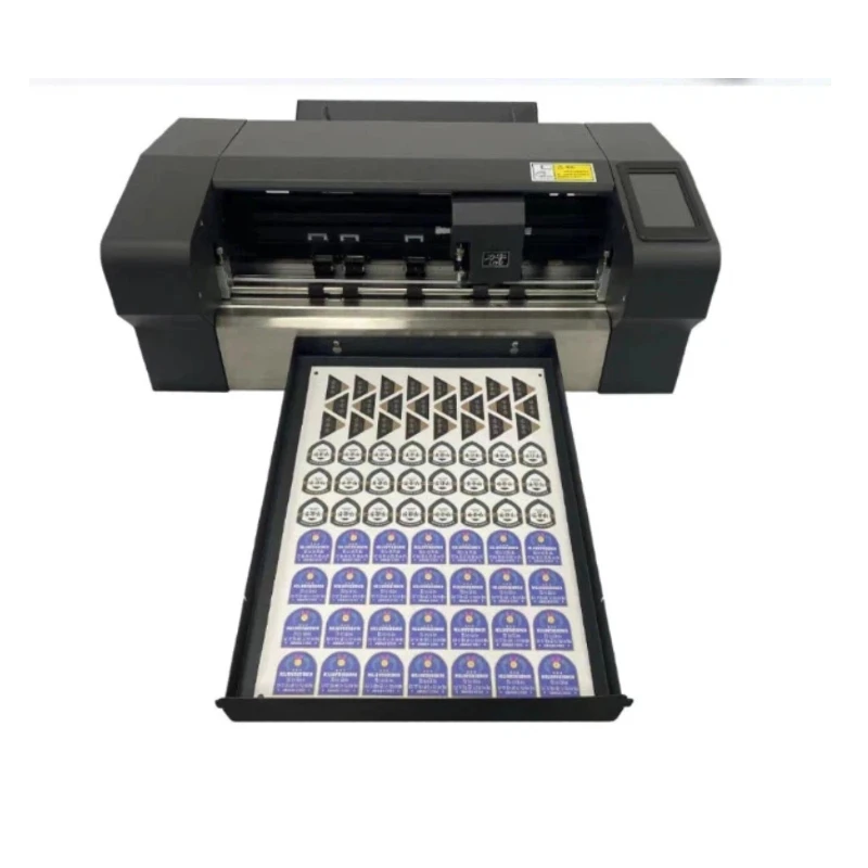 Fully Automatic Digital Die-cutting Multifunctional Small Adhesive Label Die-cutting Machine Dualshaft Sensor Card Paper Cutting