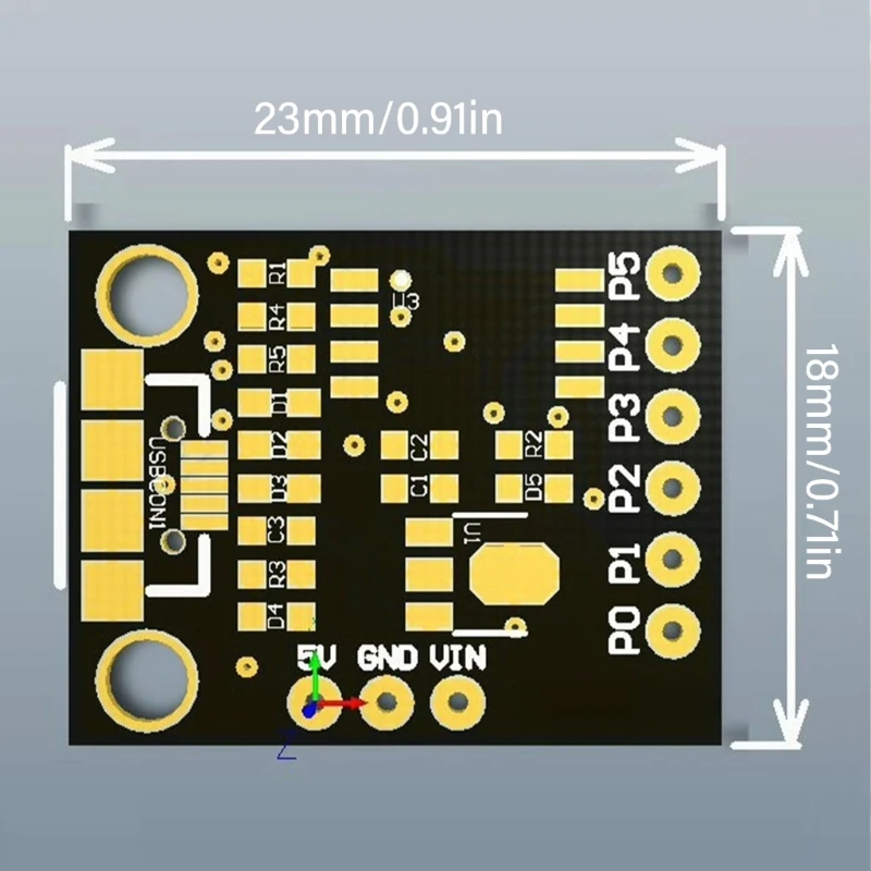 وحدة تطوير تعمل بالطاقة USB M17B لأجهزة التحكم المنزلية