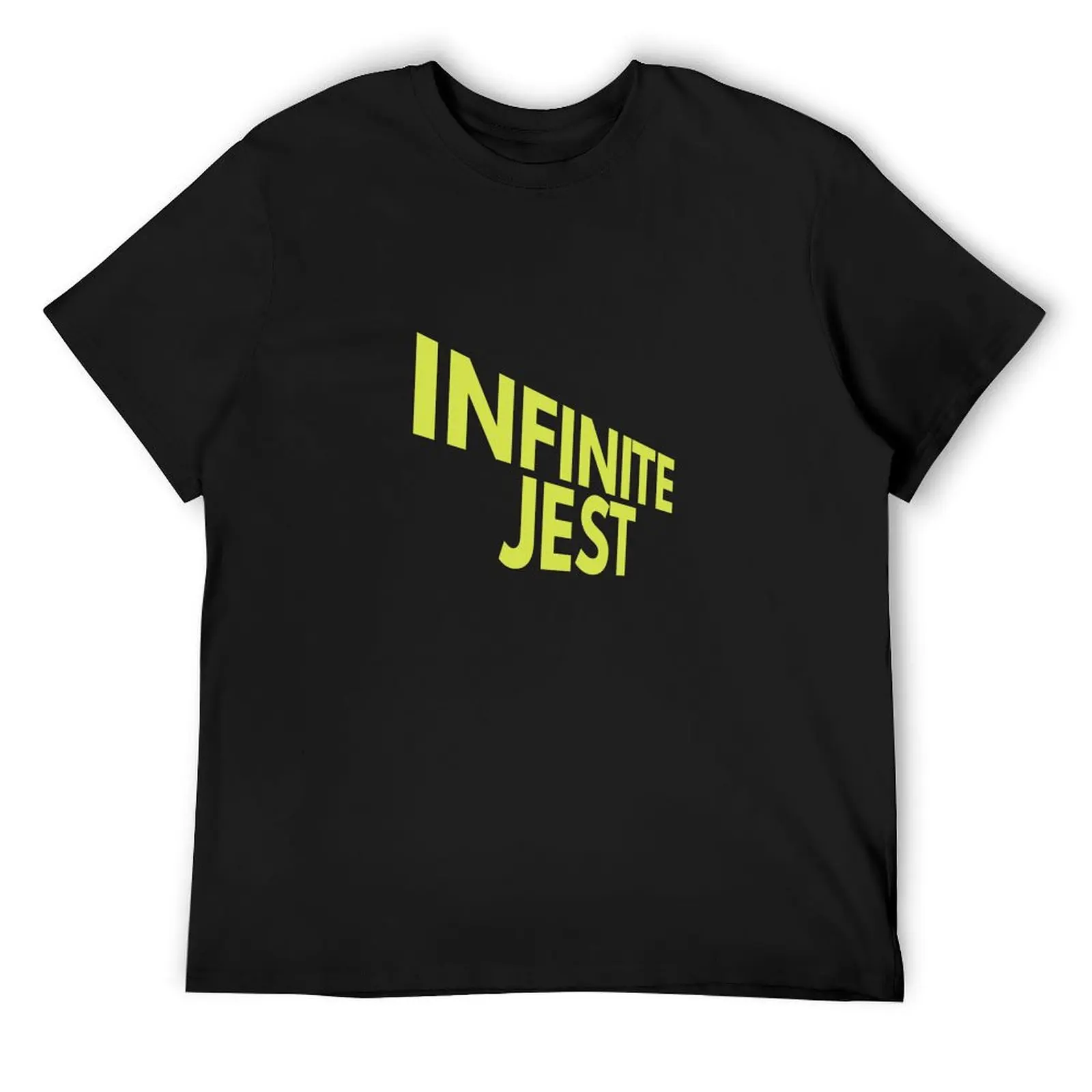 Infinite Jest Title Print T-Shirt T-Shirt korean fashion Anime t-shirt black t-shirts for men