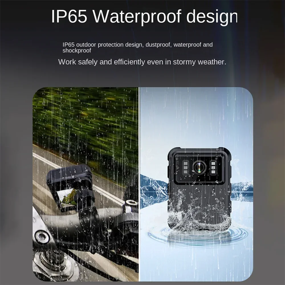 2K Law Enforcement Recorder Mini Waterproof Camera Wifi Hotspot Body Camera DVR IR Night Vision Wearable Cam Bike Motorcycle