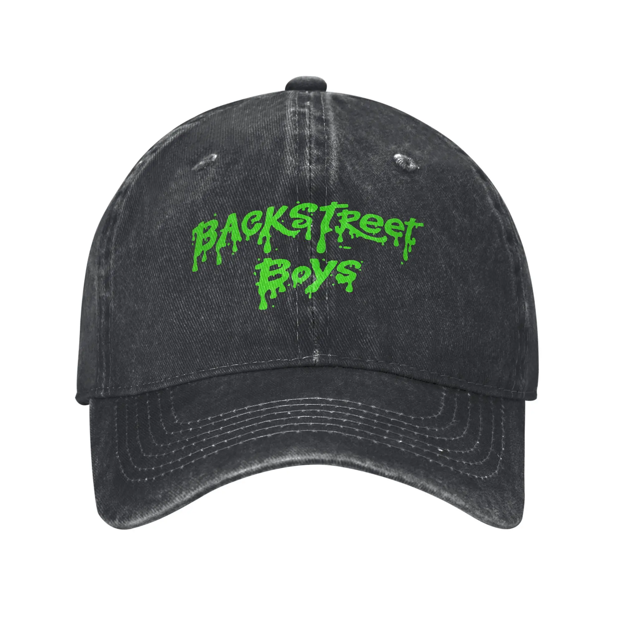 

Backstreet Boys BSB Drip Logo Men Women Baseball Caps Band Distressed Denim Washed Hats Cap Outdoor Adjustable Fit Snapback Hat