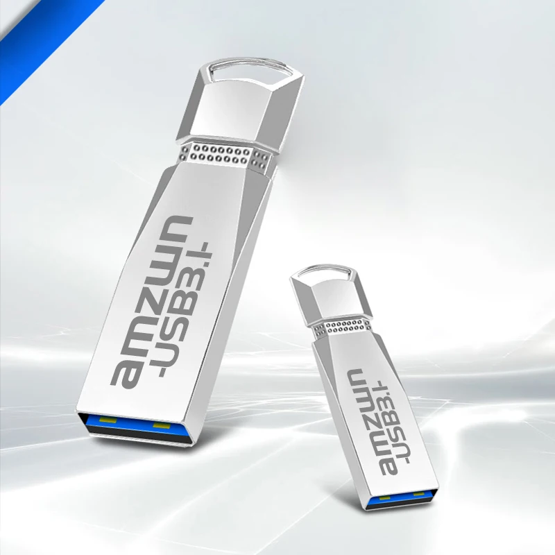 USB 3.1 Metal USB Flash Drive 16GB 32GB 64GB 128GB Memory Stick U Disk High Quality Pendrive Memory Stick U Disk