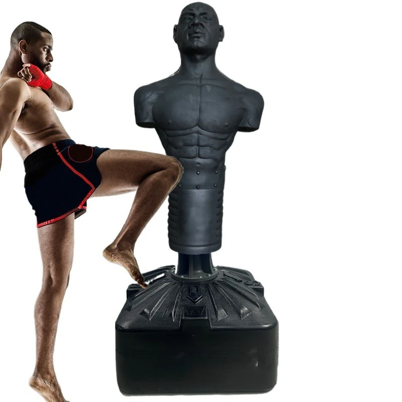 كيس رمل عمودي Sanda منزلي موسع بهلوان جريء للتدريب على الملاكمة فنون الدفاع عن النفس