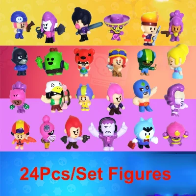 Mini Anime Figures Fashion Original Star-Game Decoration Cartoon Heroes Model Cotton Dolls Boys Christmas Gifts Collectible