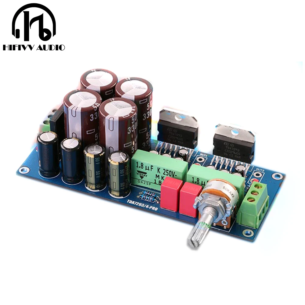 

100W+100W DIY 2.0CH Class D TDA7293 Audio Power Amplifier Kits With Speaker Protection Circuit And LM3886 Same Level