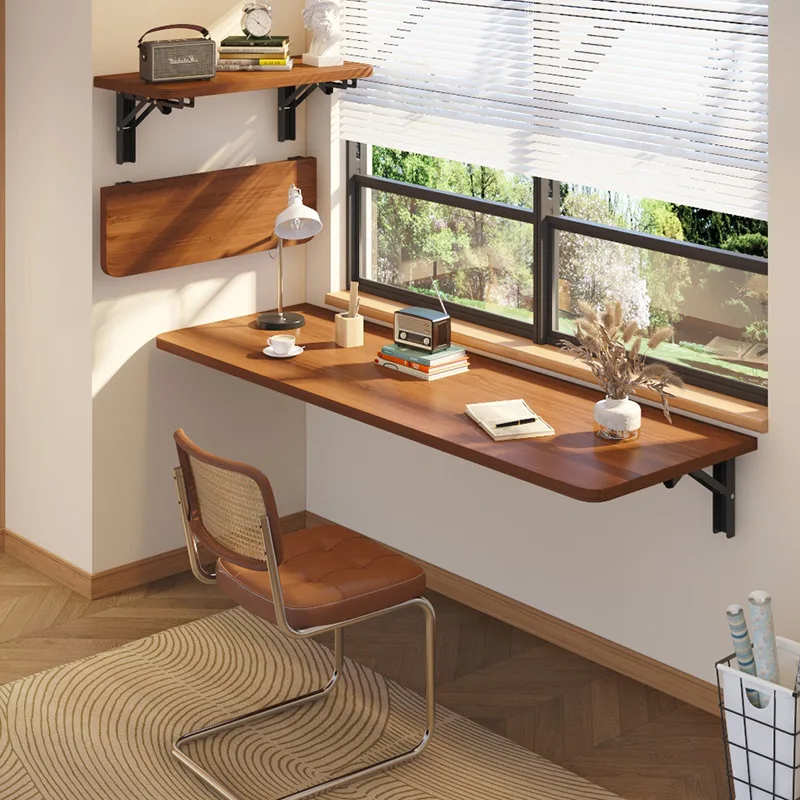 

Foldable desk, wall-mounted, folding learning balcony, suspended against the wall