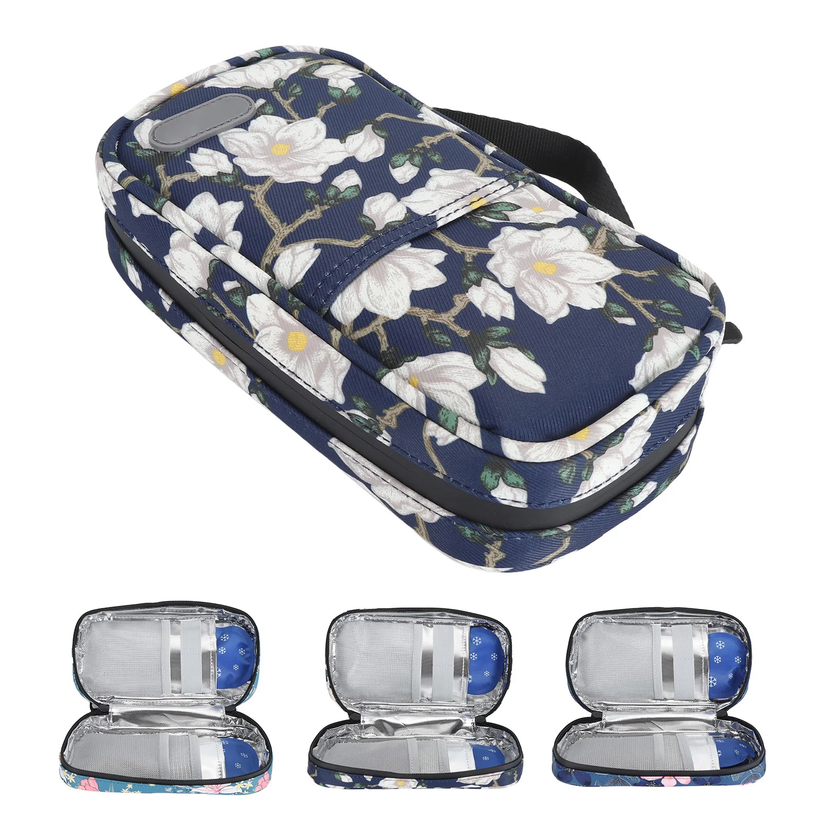 Insulin Cooler Case Insulated Portable Insulin Cooling Travel Bag with 2 Ice Pack for Insulin Pen Medication Insulin Cooler Bag