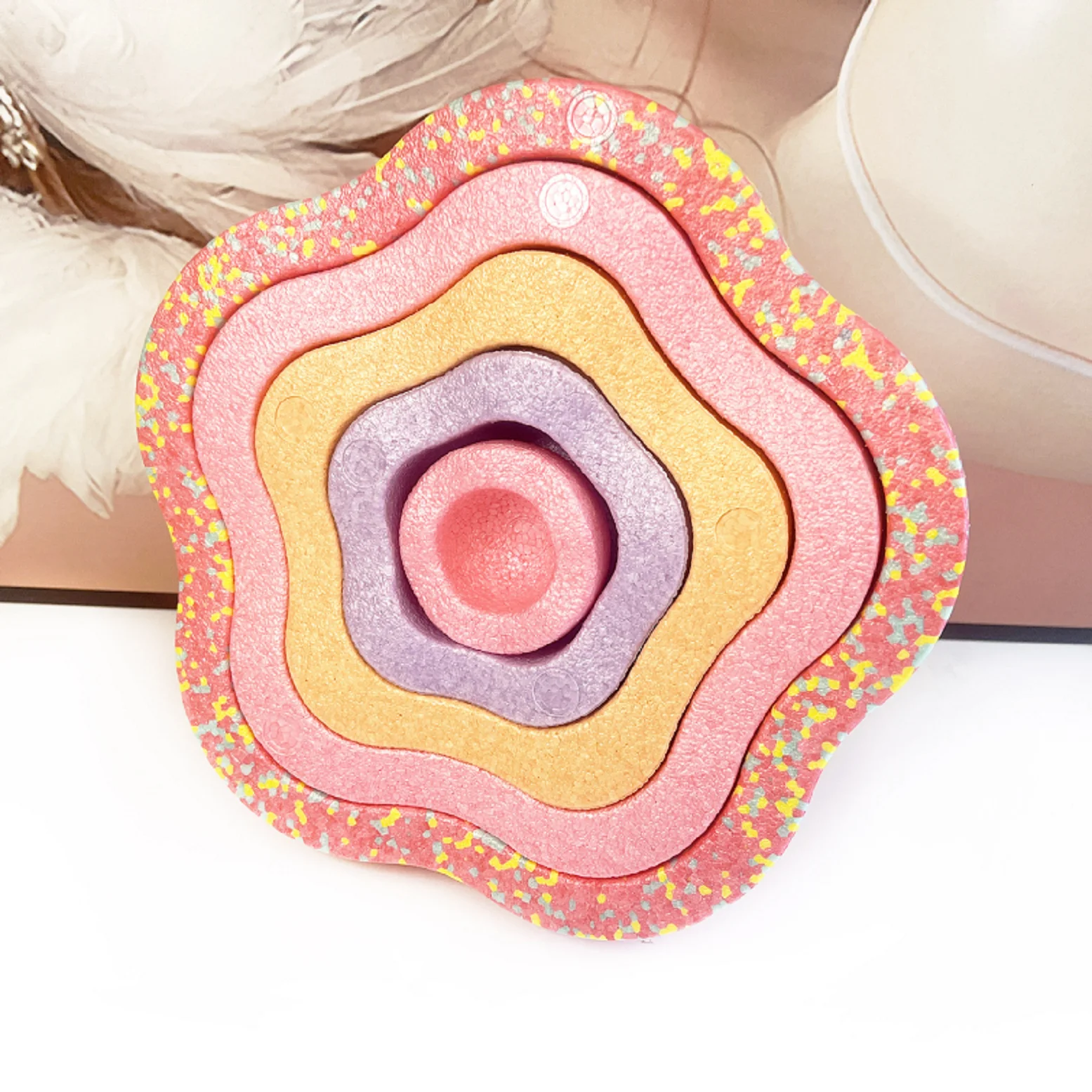 Kids Balance Stapstones Toys Sensory IntegrationFoam Toys Stapstenenen Sports Balance Toys 5pcs Set