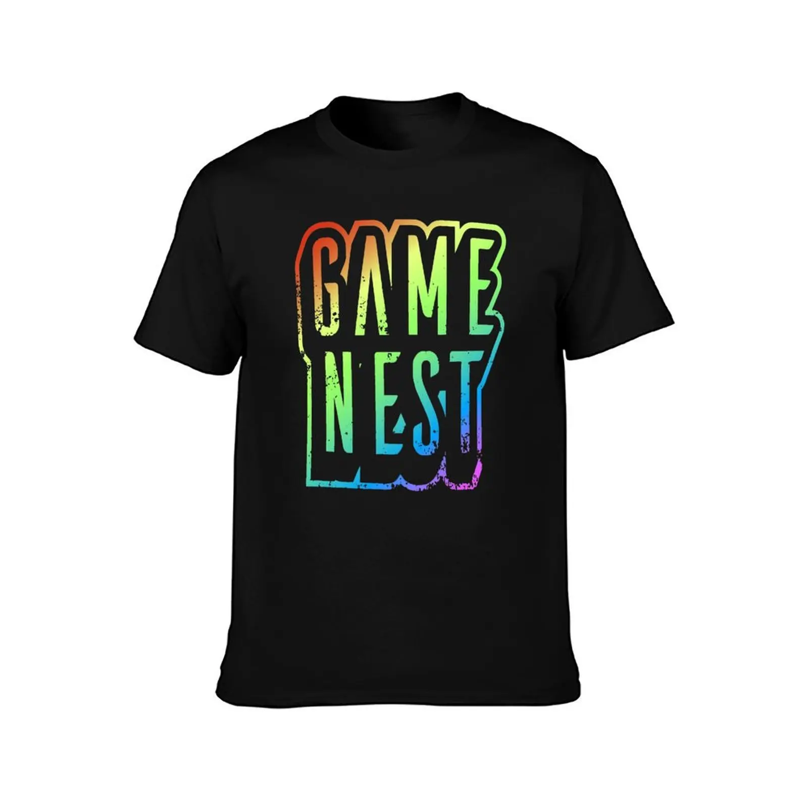 Game Nest Rainbow T-Shirt plus sizes plain boys animal print slim fit t shirts for men