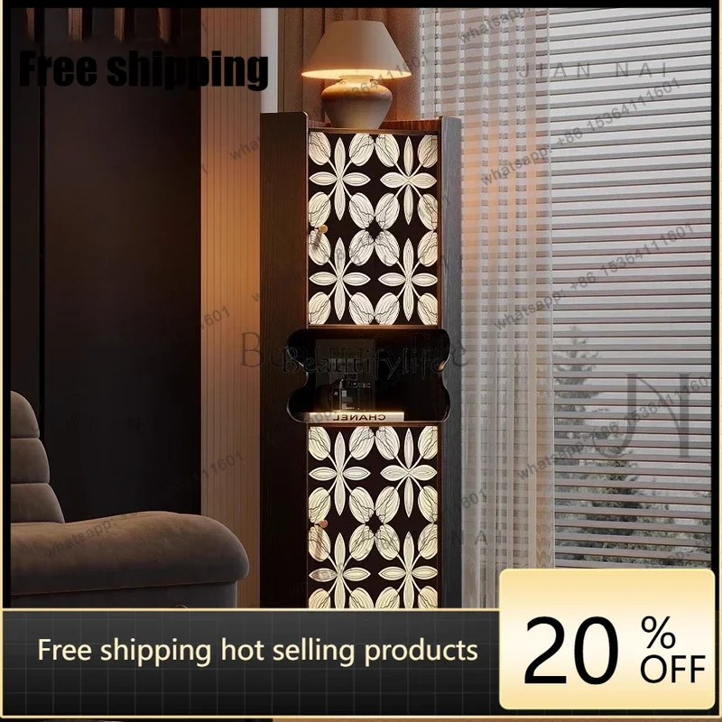 Factory Direct  French Retro Style Solid Wood Triangle Cabinet Living Room Storage Corner Cabinet