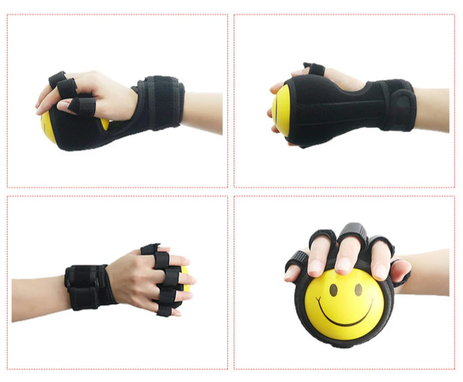 Anti-Spasticity Ball Splint Hand Functional Impairment Finger Orthosis Hand Ball Stroke Palsy Rehabilitation Exercise