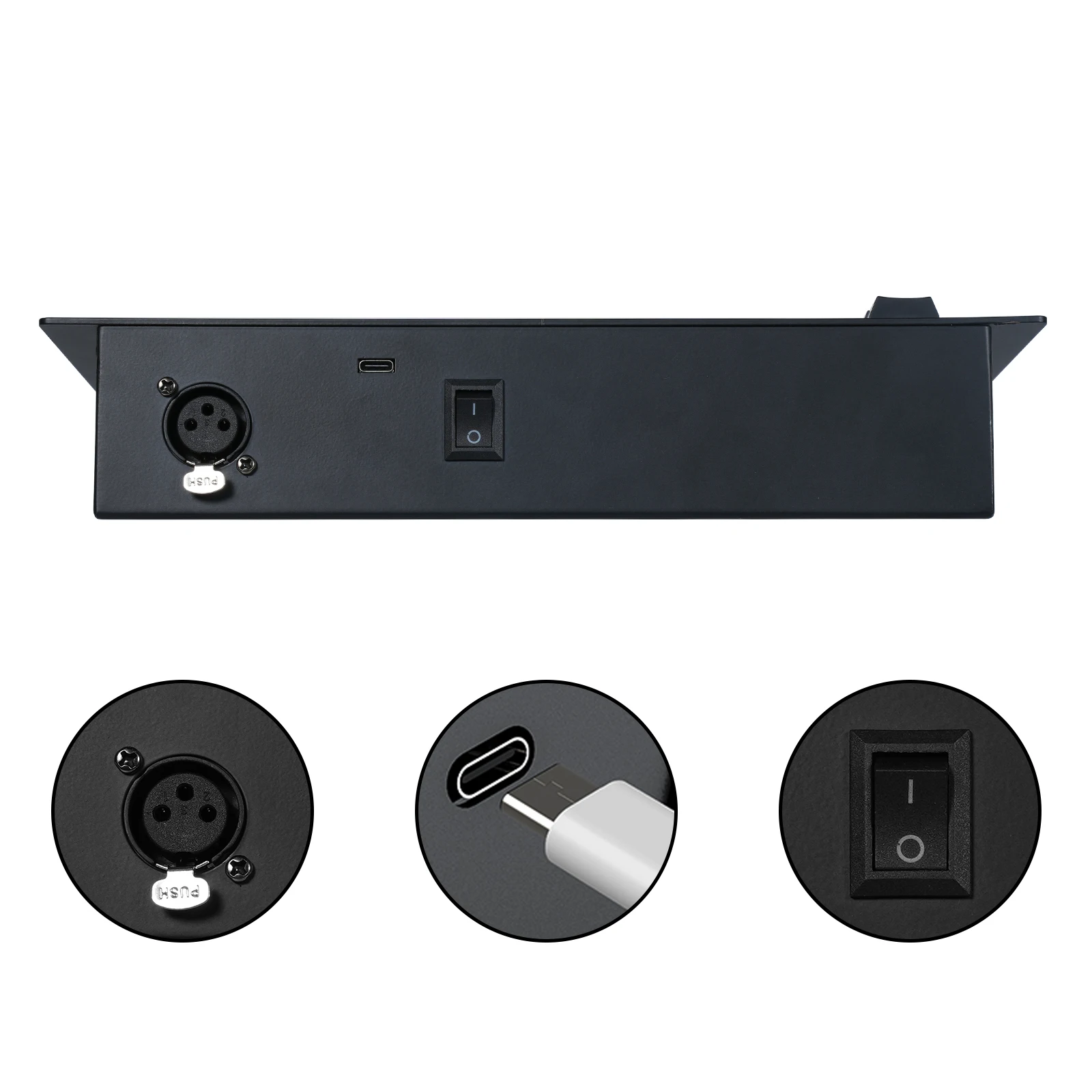 Mini Black Console DMX Control Channel Light Controller for Live Concerts DJ Disco Party Christmas Bar Club Wedding Birthday