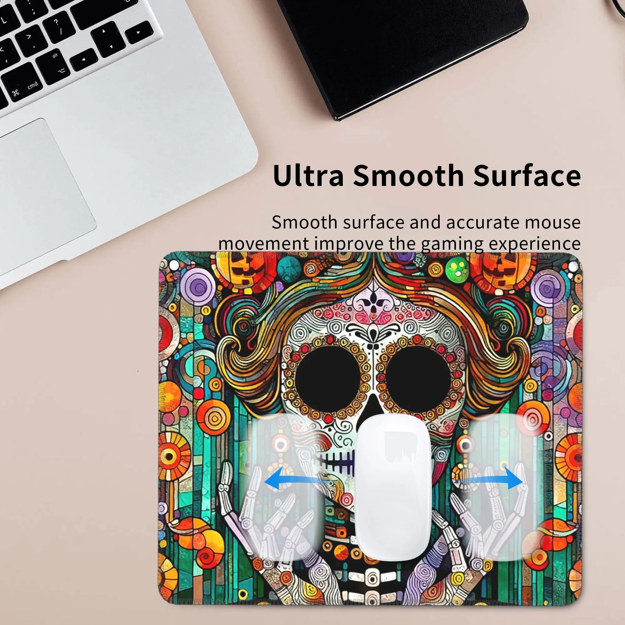 Mexican Catrina Girl Day Of The Dead Sugar Skull Mouse Pad Computer Keyboard Mouse Mat Gamer Laptop Desk Mat Office Table Mats