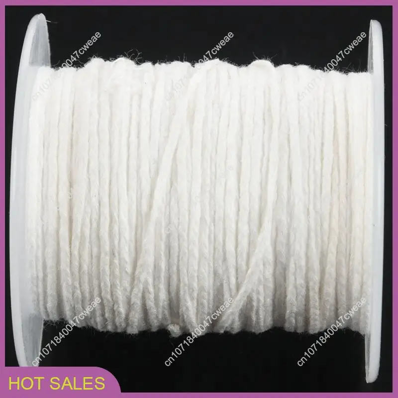

4X Candle Wick, Flat Wick, Round Wick, Lamp Wick, Coil - 61 M, For The Production Of Candles-A98U