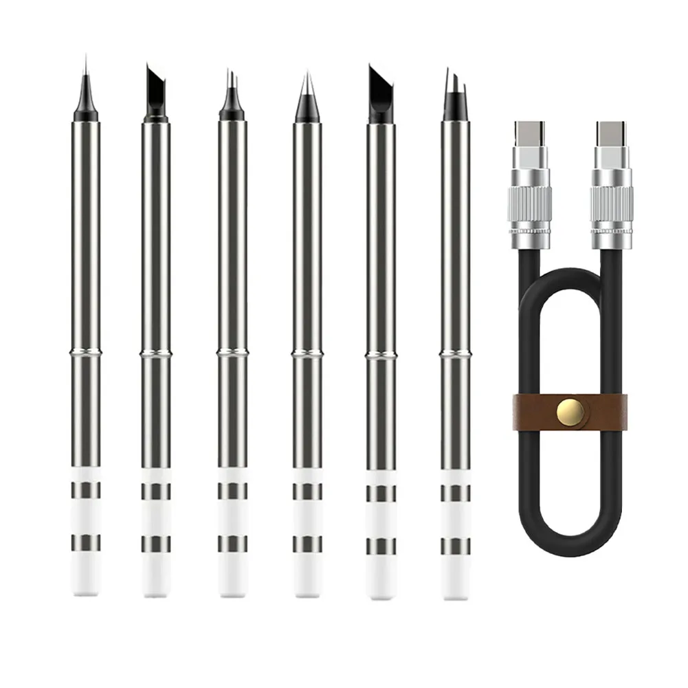 

HS-01Soldering Tip Kit HS01-BC2 B2 ILS KR K65 BC3 Soldering Tip Replacement Electric Soldering Iron Tip Welding Repair Tools