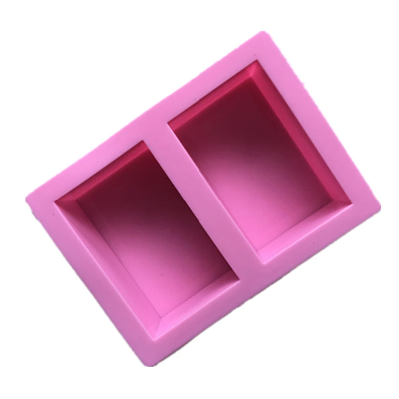 Delicate Cute Craft Art Square Silicone Oven Handmade Soap Molds DIY Soap Mold Hot Selling D597