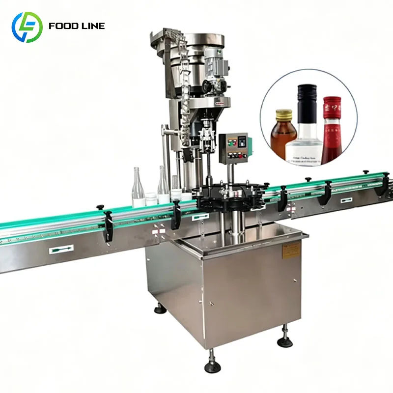Automatic Bottle Capping Machine Screw Capper Rotary Packaging Equipment For Beverage Customized