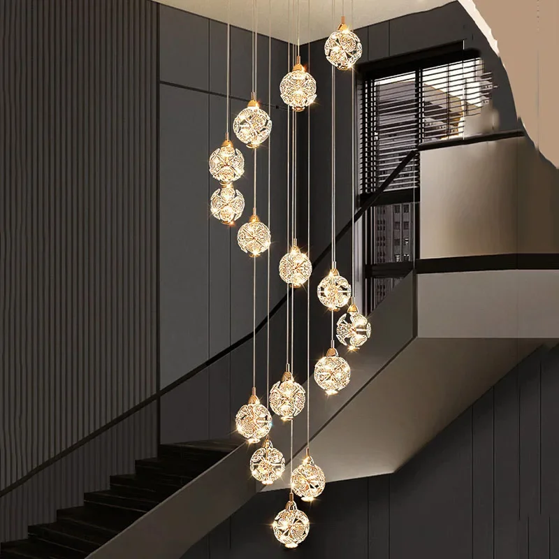 2026 Home Decoration Pendant Lights, Luxury Crystal Living Room Chandelier, Bedroom Pendant Lamp, Ceiling Light, Indoor Lighting