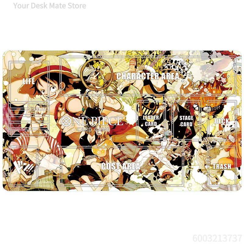 One Piece Opcg Luffy Card Battle Mat Opcg Zoro Single Player Board Game Card Battle Card Pad Gift Toys