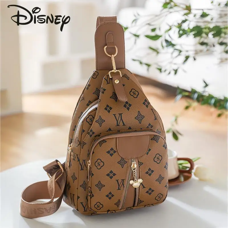 Disney Mickey's New Women's Chest Bag Fashionable High Quality Printed Women's Bag Luxurious and Premium Women's Crossbody Bag