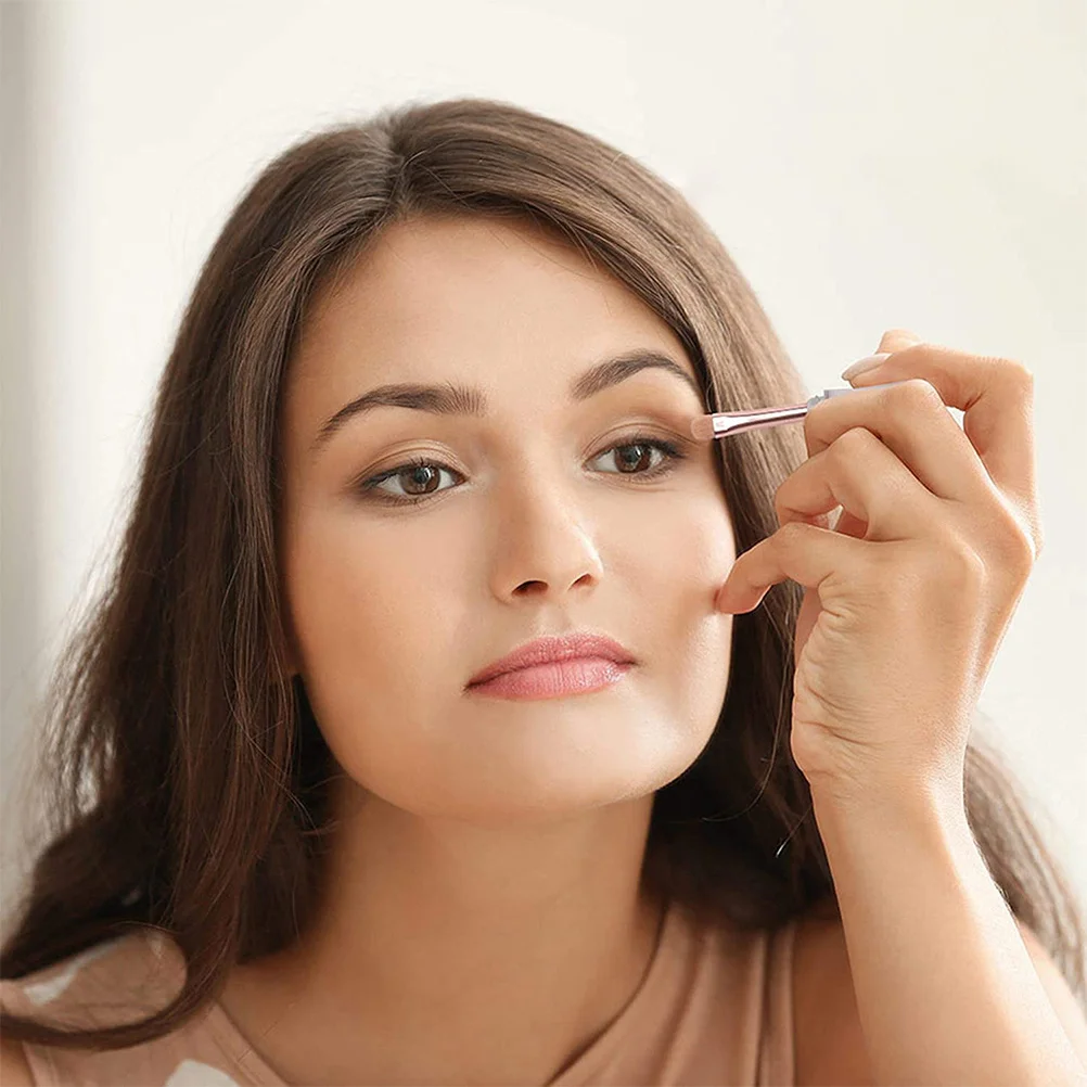 1 Satz Pinsel-Set, weiß, vielseitig einsetzbar, Schönheit, tragbar, praktisch, Make-up-Werkzeuge, All-in-One-Make-up-Anwendung, glatt, weich