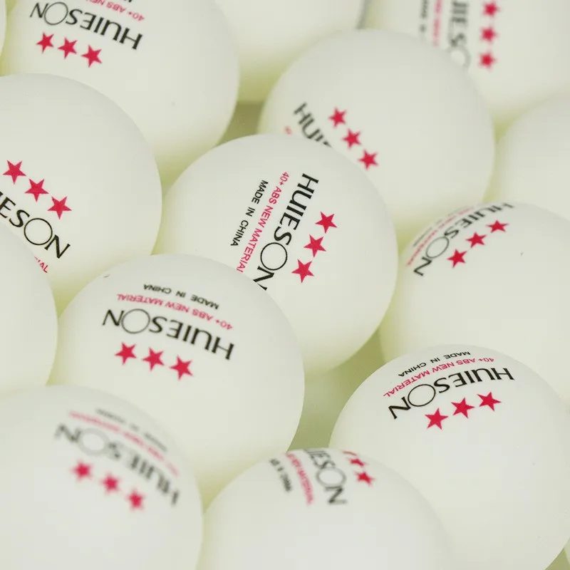Huieson-Lot de 30 balles de tennis de table 3 étoiles, 40mm, 2.8g, ping-pong, nouveau matériau ABS plastique, pour l\'entraînement