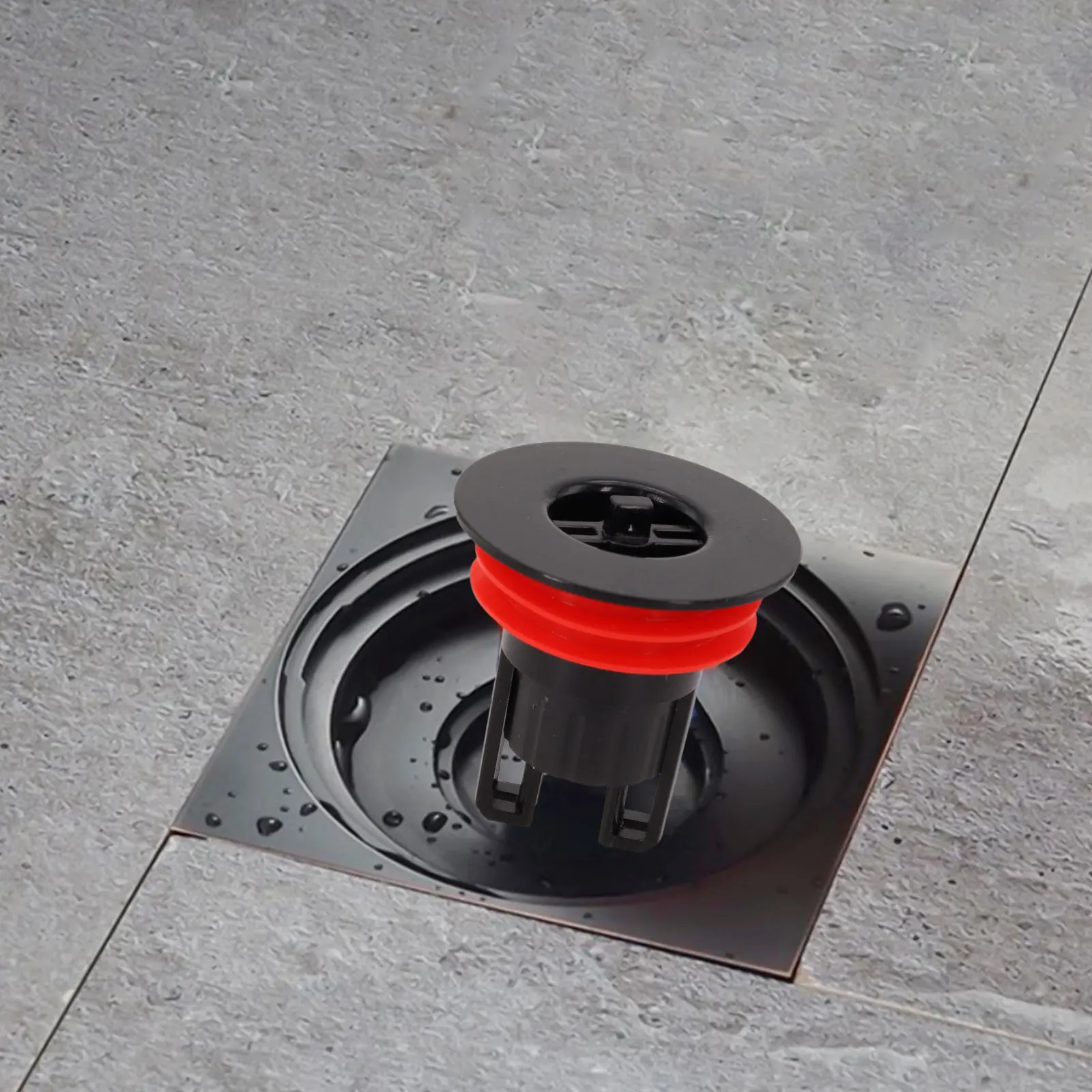 Anti-Odor Floor Drain Magnetic Levitation Floor Drain Bathroom Shower Built-in Cover Compact Size Easy To Clean