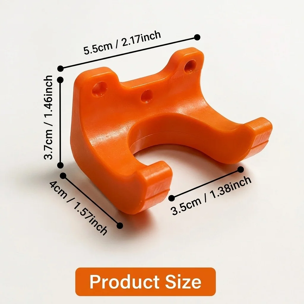 Garden Tool Holder Wall Mount, Heavy Duty U-Shaped Gardening Tool Storage Hanger with Screws for Yard Balcony Organizing