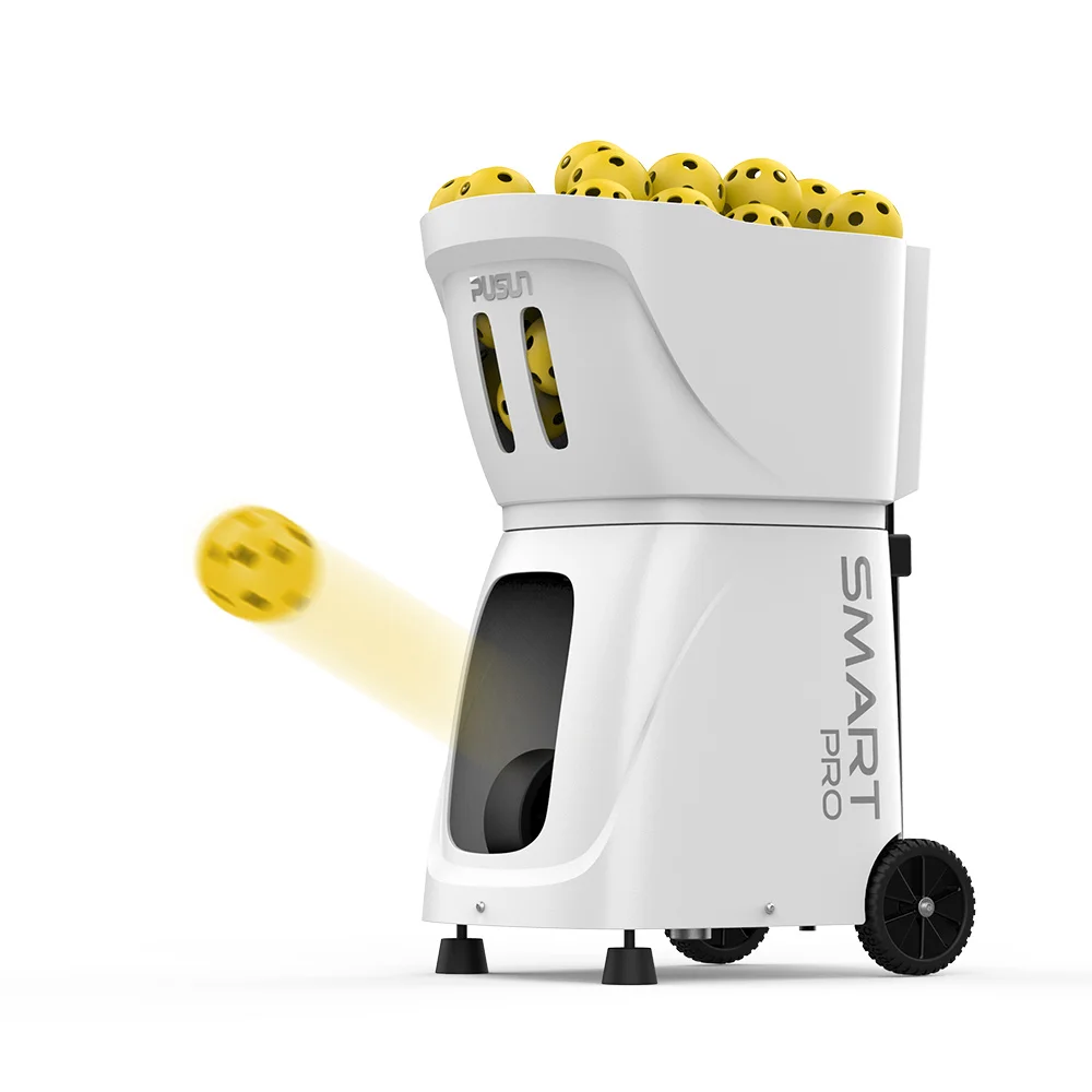 Portable Pickleball Ball Machine APP Remote Control Professional Smart Ball Feeder For Coach Pickleball Launcher Robot For Court